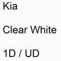 Preview: Kia, Clear White, 1D / UD.